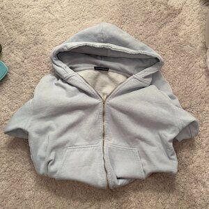 Brandy Melville Blue Zip Up